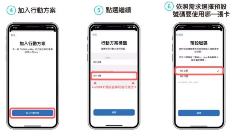 eSIM 安裝步驟