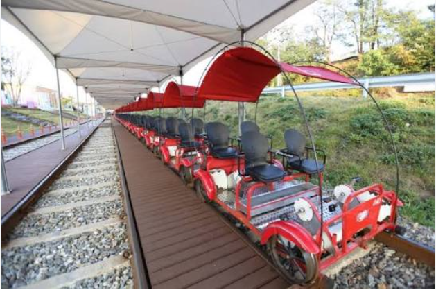 江村鐵道自行車(강촌레일바이크)